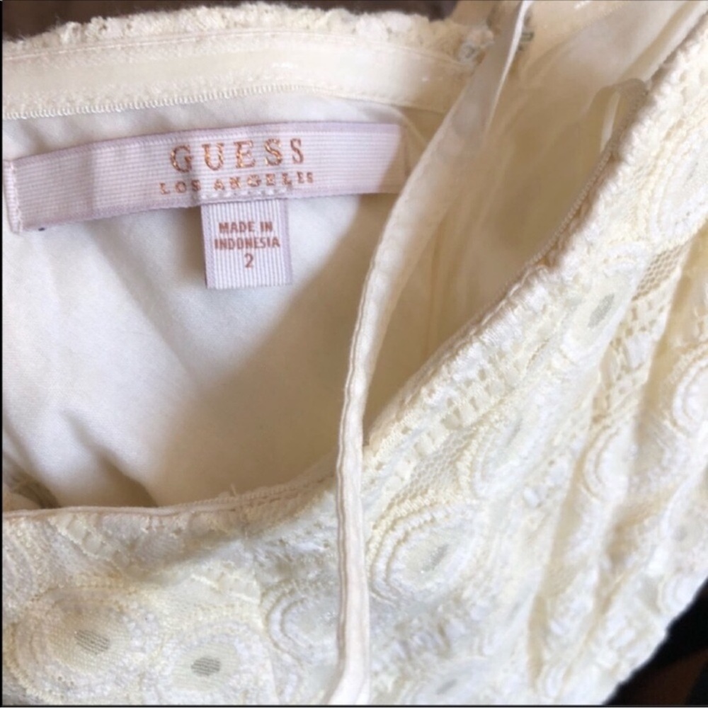 Guess lace corset dress 
In ivory color size 2 - Picture 6 of 7